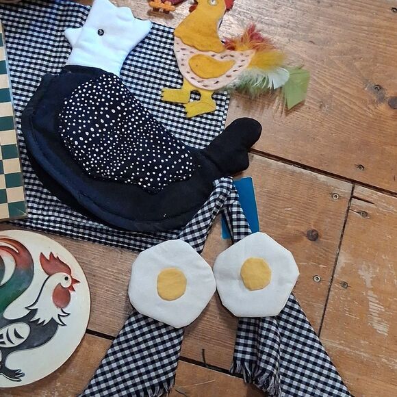 Vintage Chicken/rooster bundle - 10 pc. - Picture 4 of 11